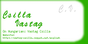 csilla vastag business card